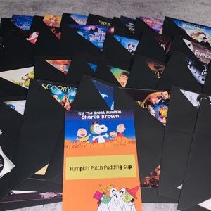 31 Halloween Movie and Treat Cards. Perfect fr Family Time